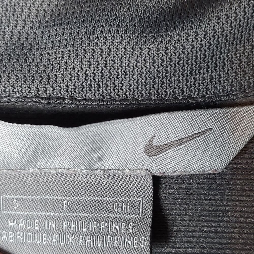 Nike Jacket Mens Small Gray Full Zip Y2K Activewear Light Weight Pockets - Picture 4 of 11